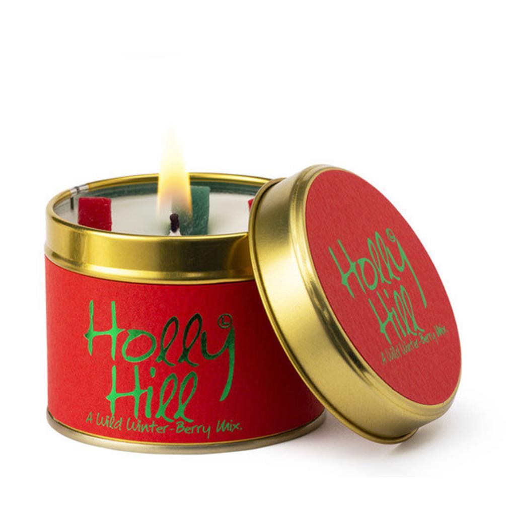 Lily-Flame Holly Hill Tin Candle £9.89